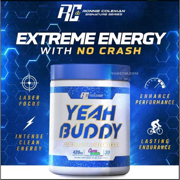 YEAH BUDDY PreWorkout Tăng Sức Mạnh Ronnie Coleman Yeah Buddy - 30 Lần Dùng
