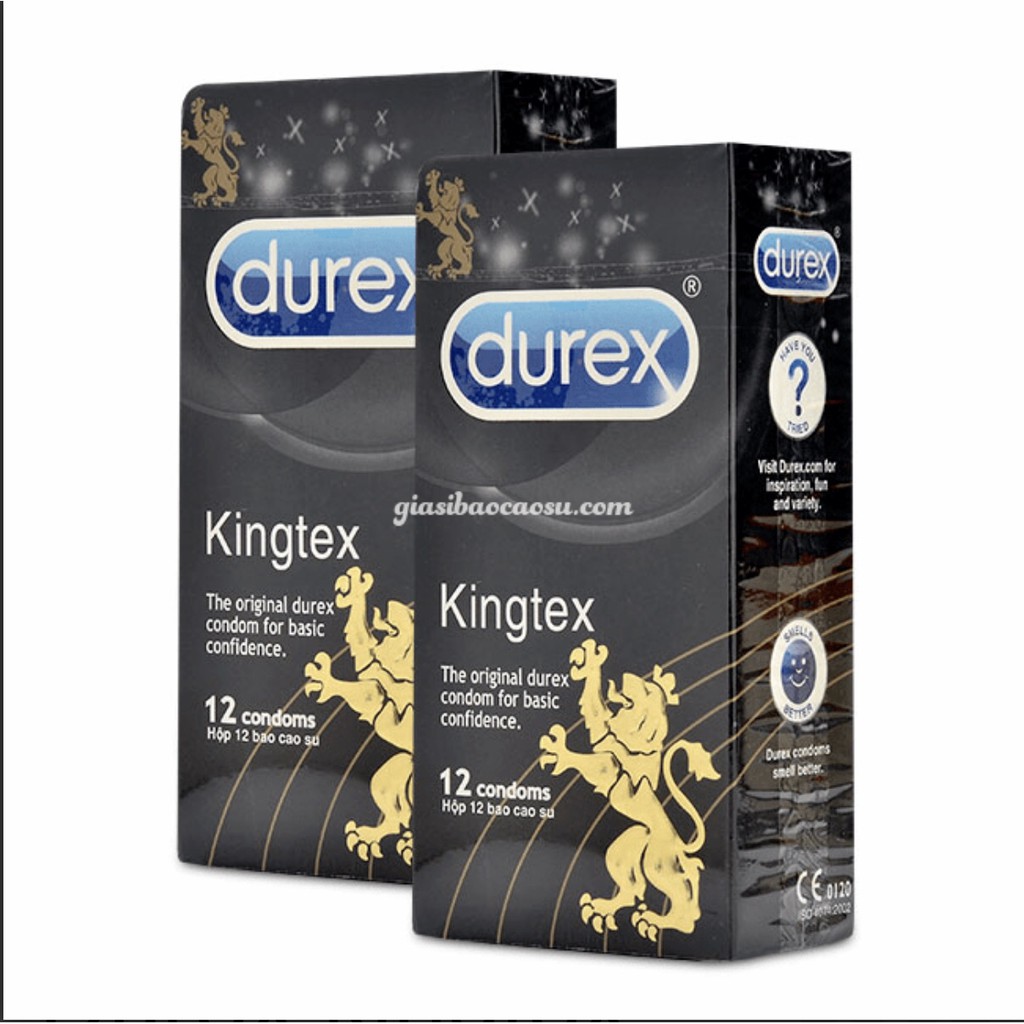 Bao Cao Su Durex Kingtex - Hộp 12 Cái