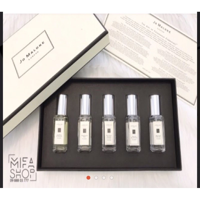 Sét Quà tặng nước hoa mini JoMaLone london 5 x9 ml | Thế Giới Skin Care