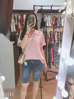 Phông cổ đức dáng oversize