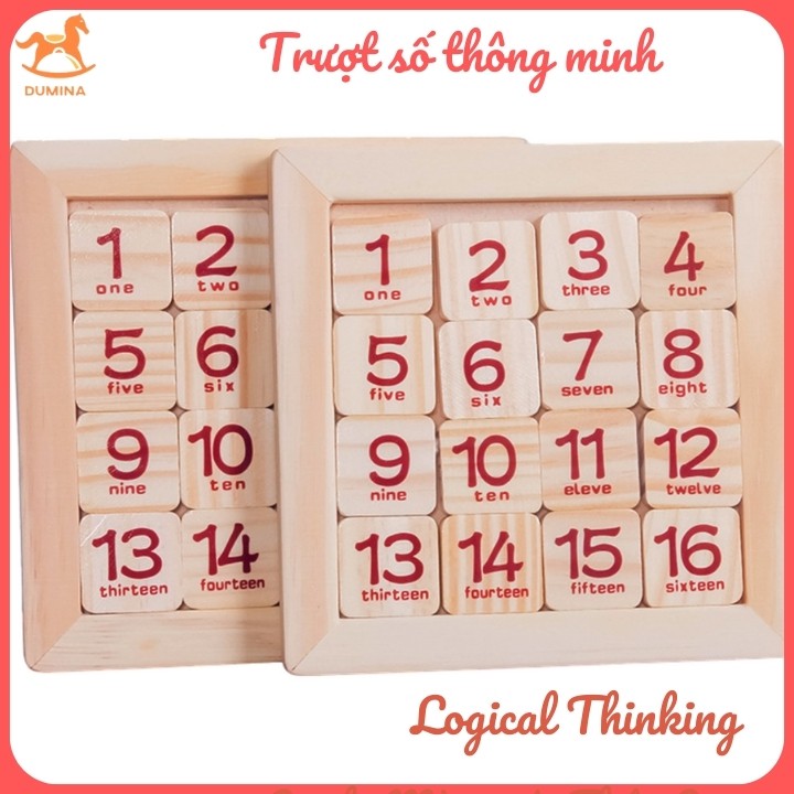 Đồ chơi Bảng trượt số thông minh logical thinking