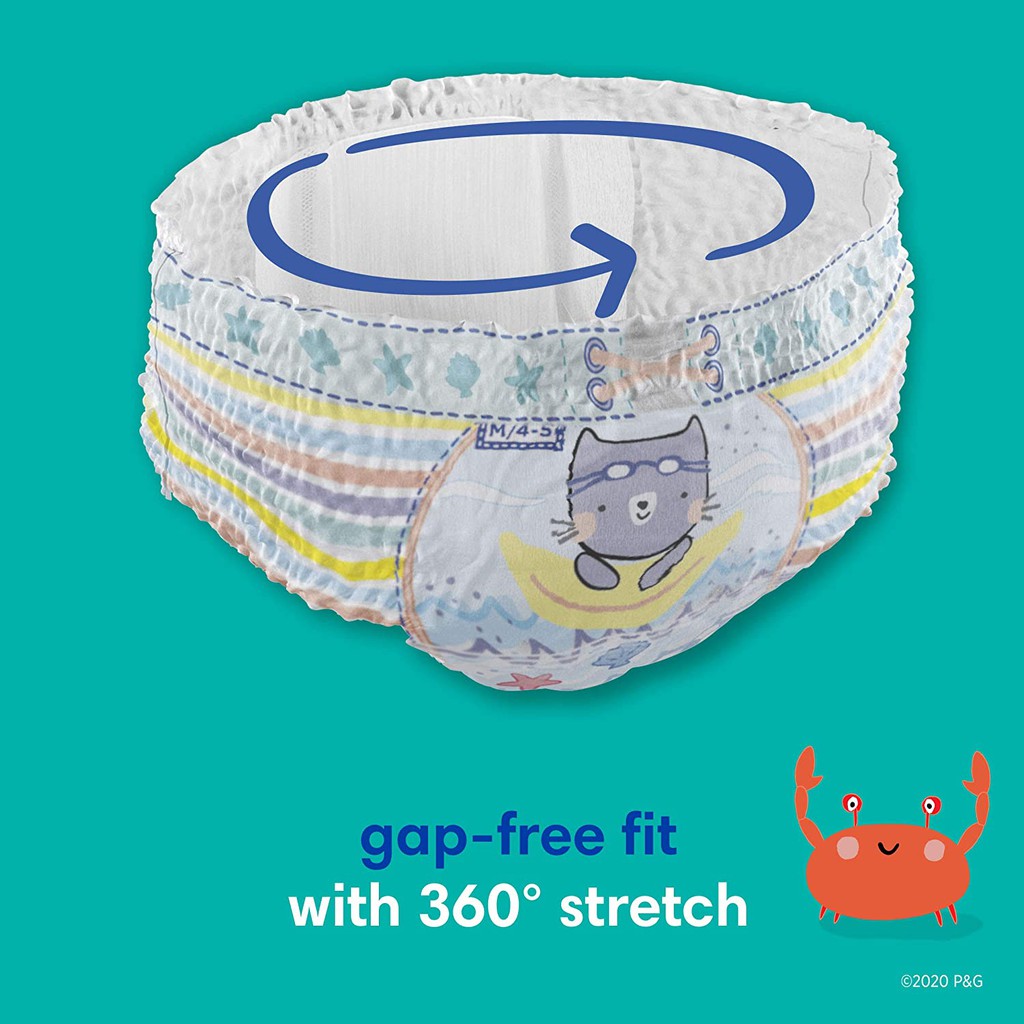 Tã quần bơi/ tã bỉm bơi cho bé nhập từ Mỹ Pampers Splashers Swim Diapers size S-M-L USA.