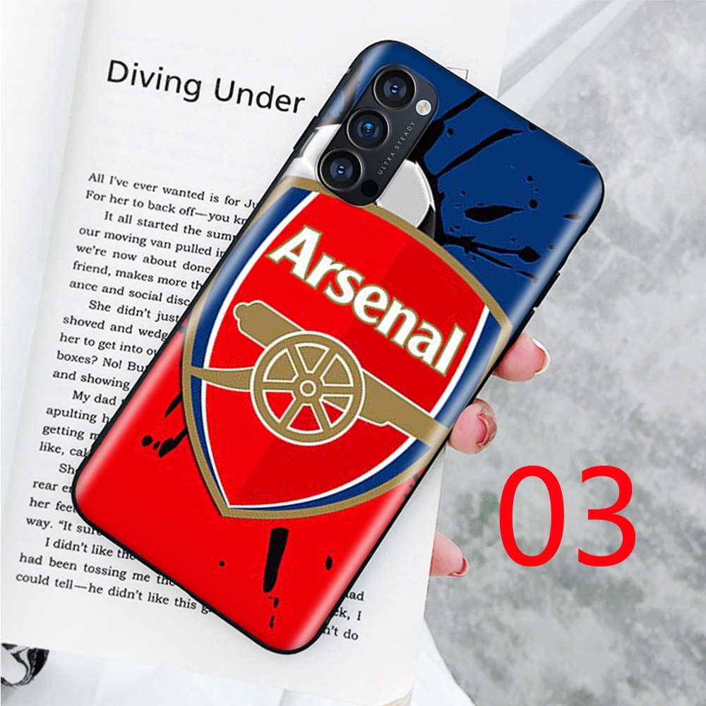 Ốp Điện Thoại Mềm Đen Hình Câu Lạc Bộ Bóng Đá WI-14 Arsenal Cho Samsung Galaxy M30S A70 A20S A10 A82 A20 M30 A50S A30 A70S A50 A10S A30S M21