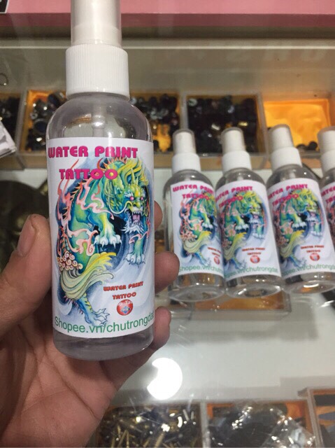 Nước in hình giấy phô tô của hình xăm