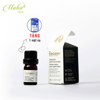 Dung dịch chấm mụn bí đao Cocoon xẹp mụn nhanh chóng