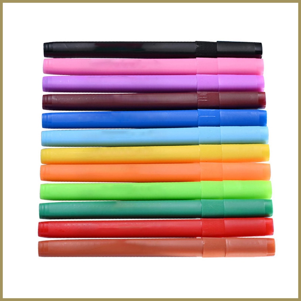 Bộ 12 Bút Lông Viết Bảng Trắng Vẽ Màu Nước Cho paca3vn