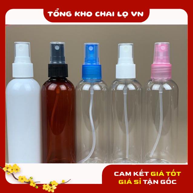 Chai Xịt Phun Sương ❤ TOP BÁN CHẠY ❤ Chai nhựa pet xịt phun sương nâu 50ml,100ml chiết mỹ phẩm .