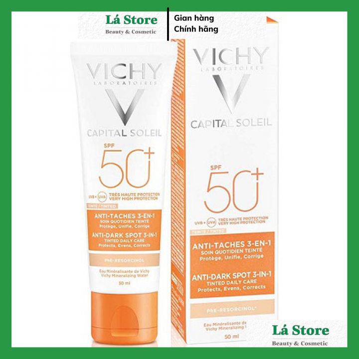 Kem Chống Nắng Ideal Vichy Capital Soleil Anti-Aging SPF50 PA+++UVA &amp; UVB 50ml