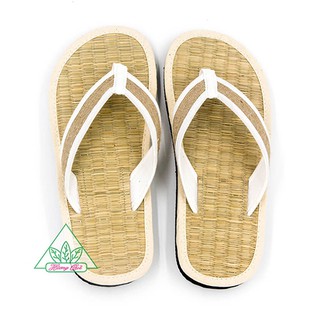 Dép khách sạn Hương Quế DKS-09 làm từ lụa tơ tằm, vải cotton, lớp đế cao su xốp (Độc đáo và cá tính)