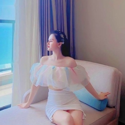 áo ống voan kiếng phối màu loang đẹp u