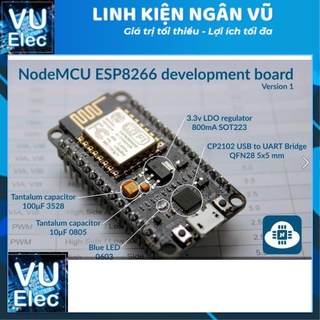 Kit RF Thu Phát Wifi ESP8266 NodeMCU Lua CP2102