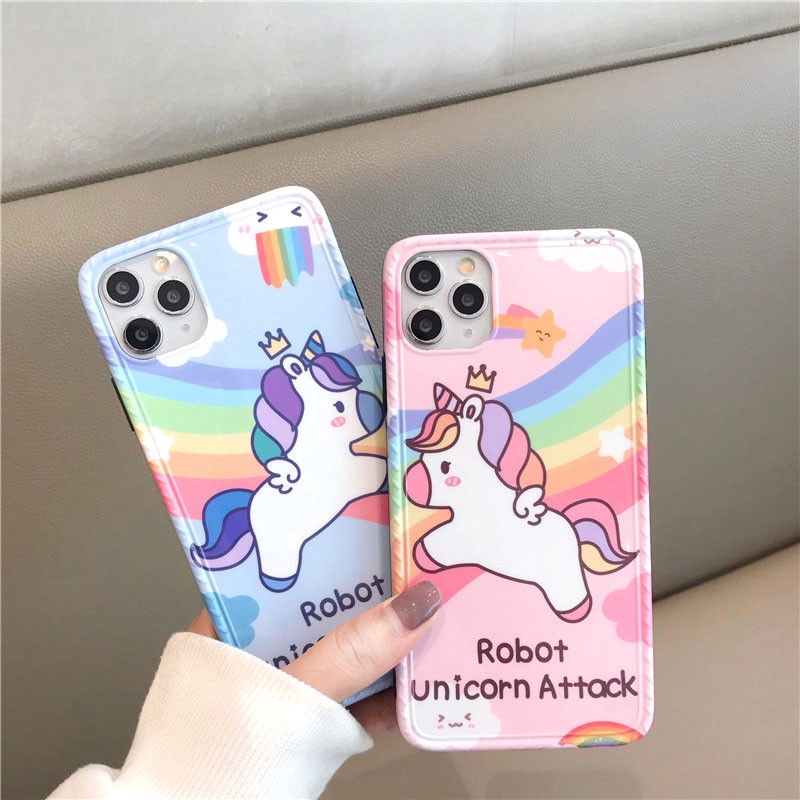 Ốp lưng iphone imd kỳ lân rainbow 5/5s/6/6plus/6s/6splus/7/7plus/8/8plus/x/xr/xs/11/12/pro/max/plus/promax - Awifi R1-2 | BigBuy360 - bigbuy360.vn