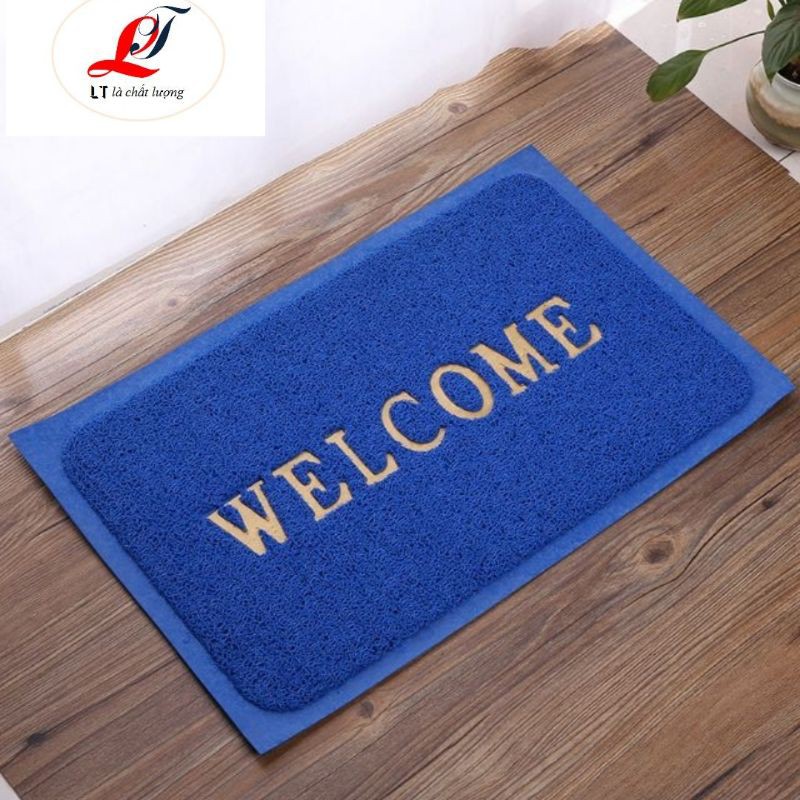 Thảm nhựa lau chân welcome cao cấp KT 40x60, 50*70