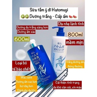 Sữa Tắm Hatomugi 600ml và 800ml