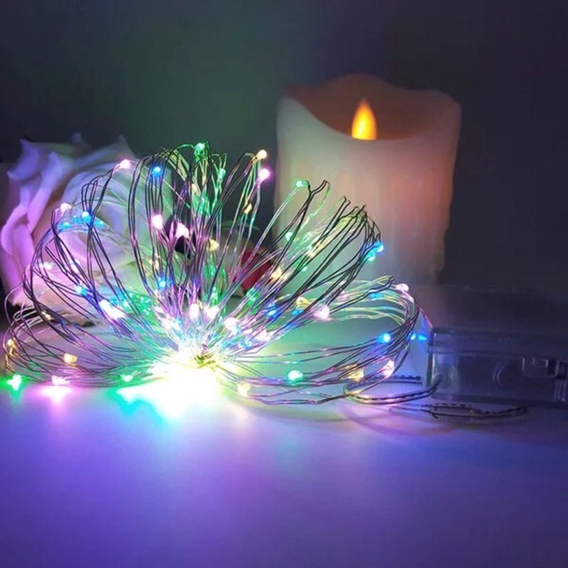 Dây Đèn Led 100 Bóng Dài 10M Dùng Trang Trí Đa Năng