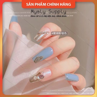 Tráng Gương Bột Nail Móng Nhiều Mầu