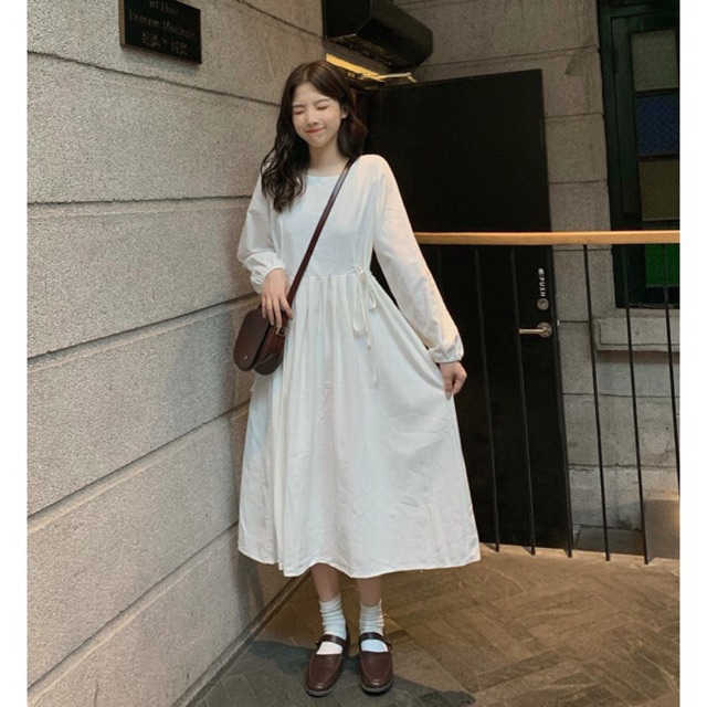 HÀNG CÓ SẴN | VÁY ĐẦM BABYDOLL DÁNG DÀI ULZZANG | BigBuy360 - bigbuy360.vn