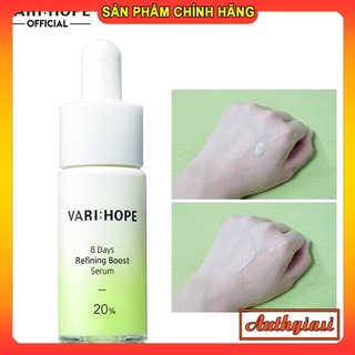 Tinh Chất Varihope 8 Days AHA - BHA - PHA Refining Boost Serum 20% Vari hope thông thoáng lỗ chân lông 15g