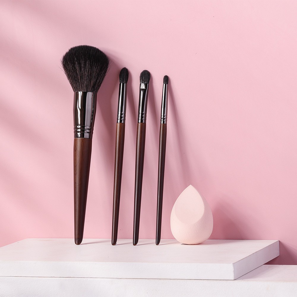 Bộ 4 cọ trang điểm mắt OVW XQ2111219 lông dê tiện lợi