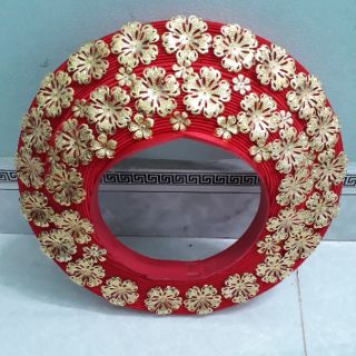Khăn xếp đính hoa kim loại