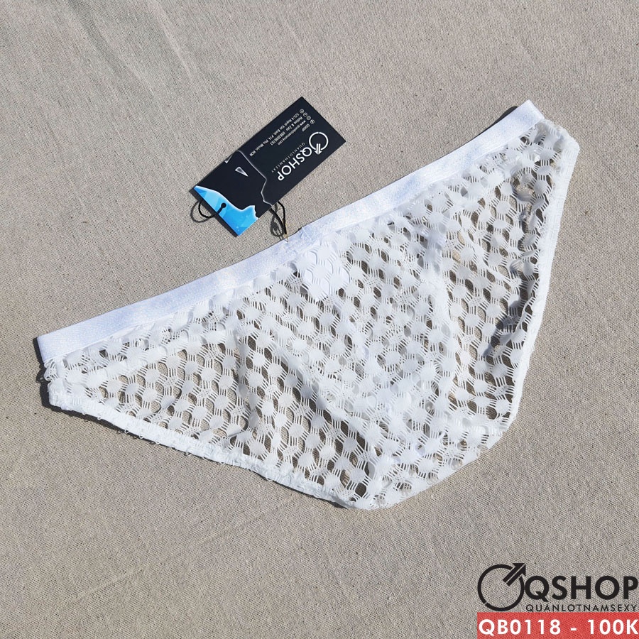 Quần lót tam giác nam thun lưới lỗ QSHOP QB0118