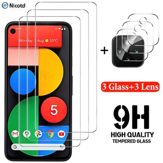 Kính Cường Lực Bảo Vệ Toàn Màn Hình Cho Google Pixel 6A 5 4 3 Pixel 4A 5g Google Pixel 5 4 3 XL 6