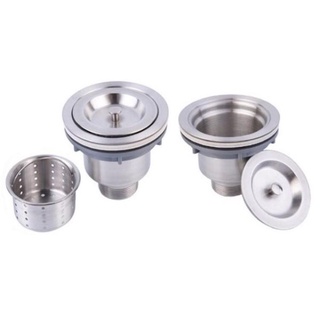Bầu xả chậu rửa chén inox 304 phi 110