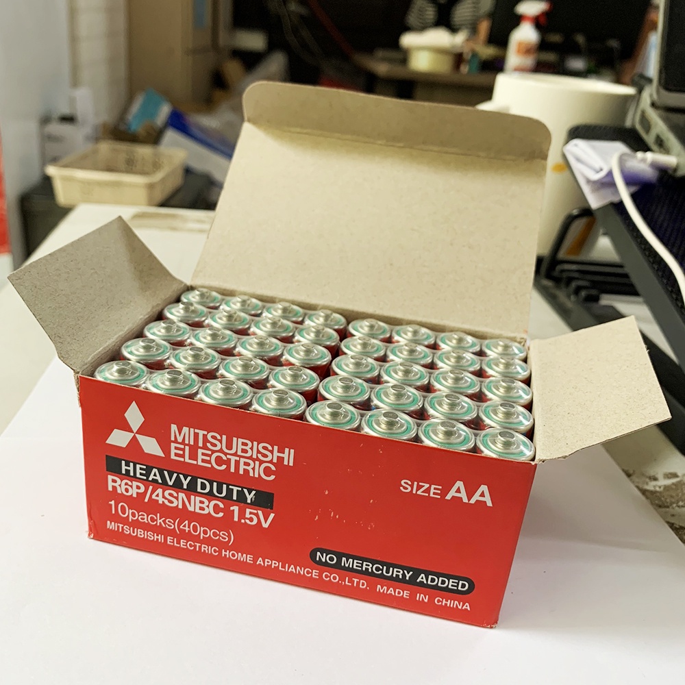 [FREESHIP] Hộp 40 viên pin AA/ AAA Mitsubishi - Hàng nhập khẩu