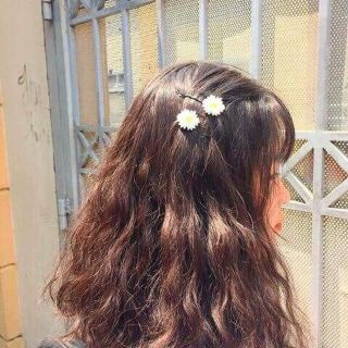 Cột tóc hoa cúc (Daisy) siêu xinh