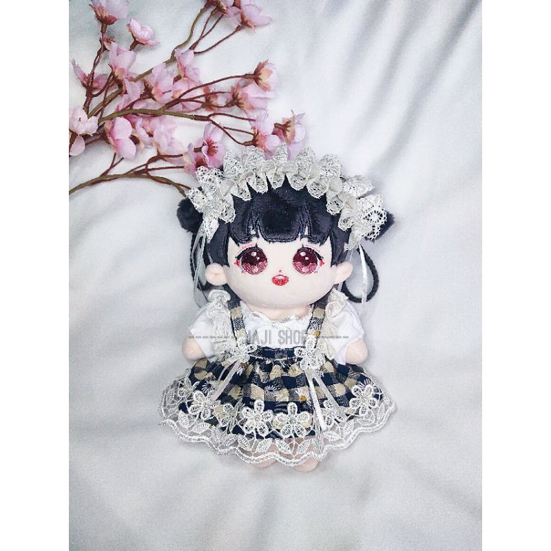 Set váy loli cho doll bông 20cm