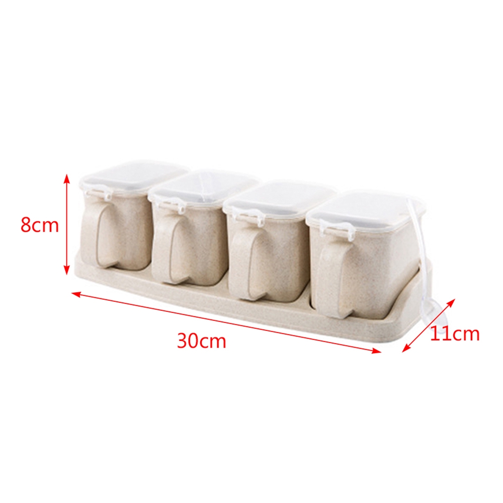 Hộp Đựng Gia Vị Thiết Kế 3/4 Ngăn Tiện Lợi Cho Nhà Bếp | BigBuy360 - bigbuy360.vn