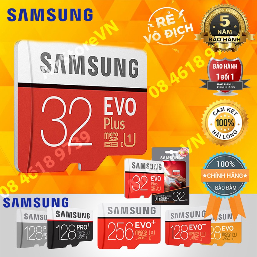 THẺ NHỚ MICROSDHC SAMSUNG EVO PLUS 32GB 95MB/S (NEW 2019) (TẶNG ADAPER)