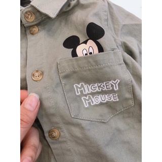 Áo sơmi Mickey Disney có mũ cho bé