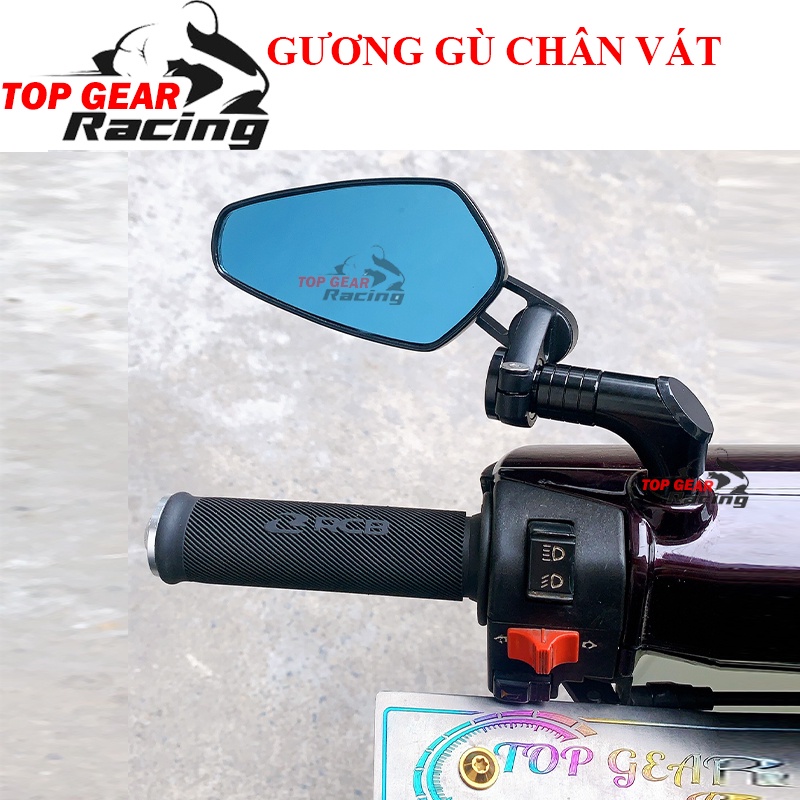 Gương Gù Chân Vát 744 Màu Đen Bên Trái &lt;TOPGEAR&gt;