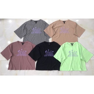 Áo thun cánh dơi form rộng ngắn F21 vnxk