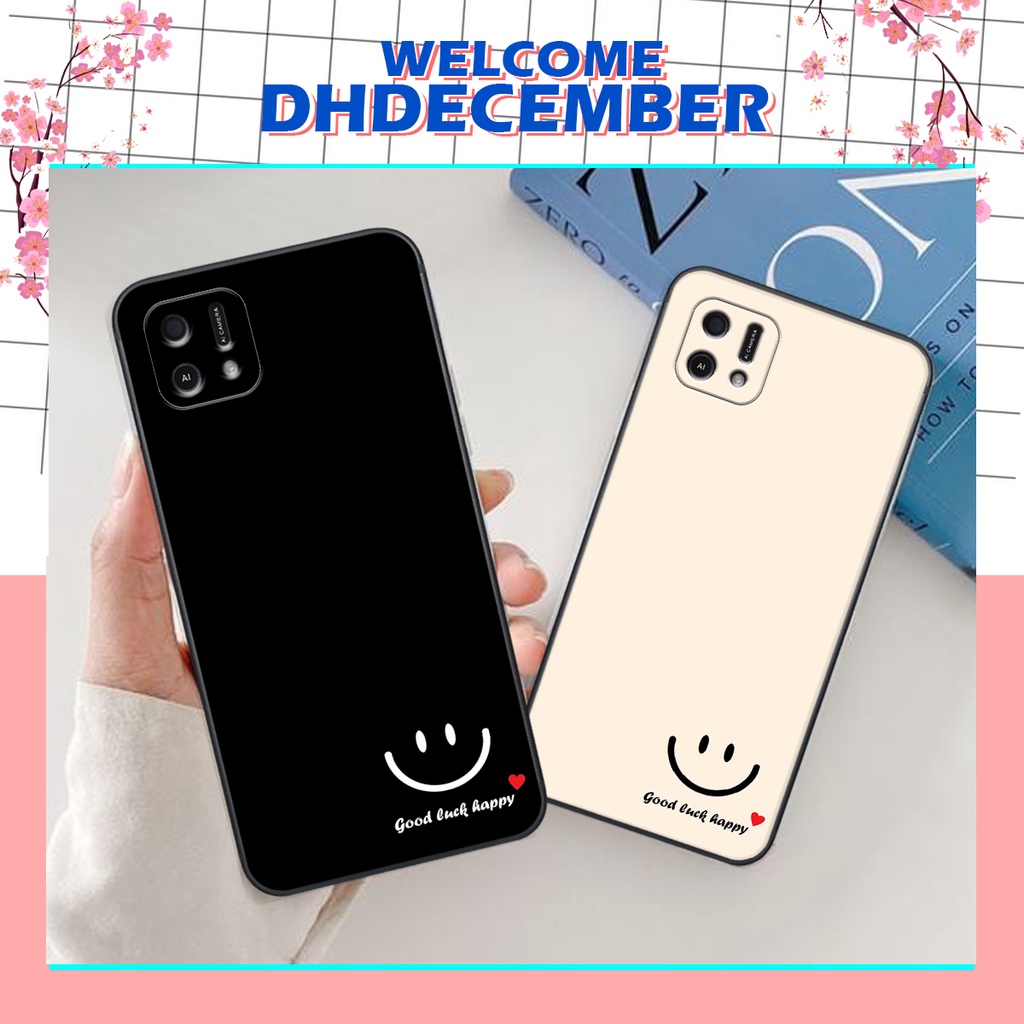 Ốp lưng Oppo A16K - BẢO VỆ CAMERA in hình nice ,good luck happy ốp xinh viền dẻo đẹp chất