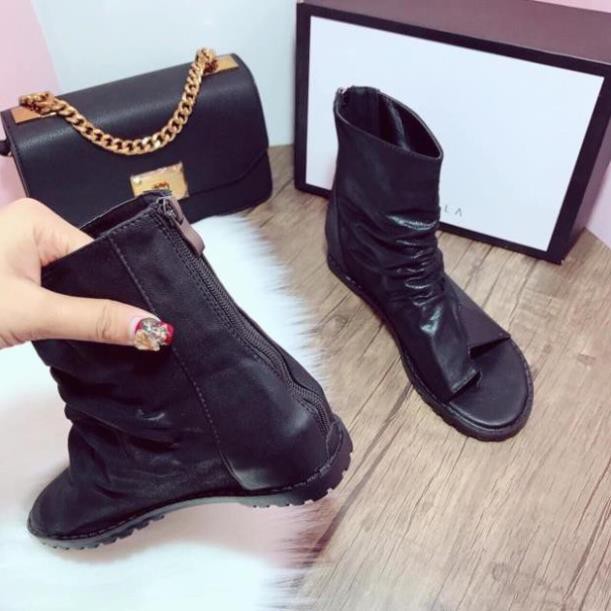 (ẢNH THẬT) Boot Chiến Binh Kali Xỏ Ngón Da Mềm Fullbox Cao Cấp