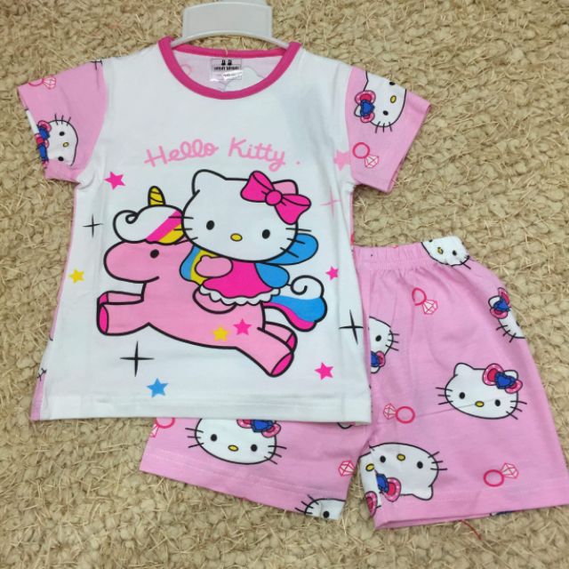 Đồ bộ hello kitty cho bé gái dễ thương (20067)