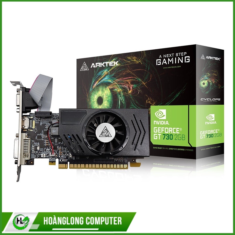 Card Màn Hình VGA Arktek Geforce GT730 2GB 128Bit Hàng Chính Hãng Bảo Hành 36 Tháng - Hoàng Long Computer