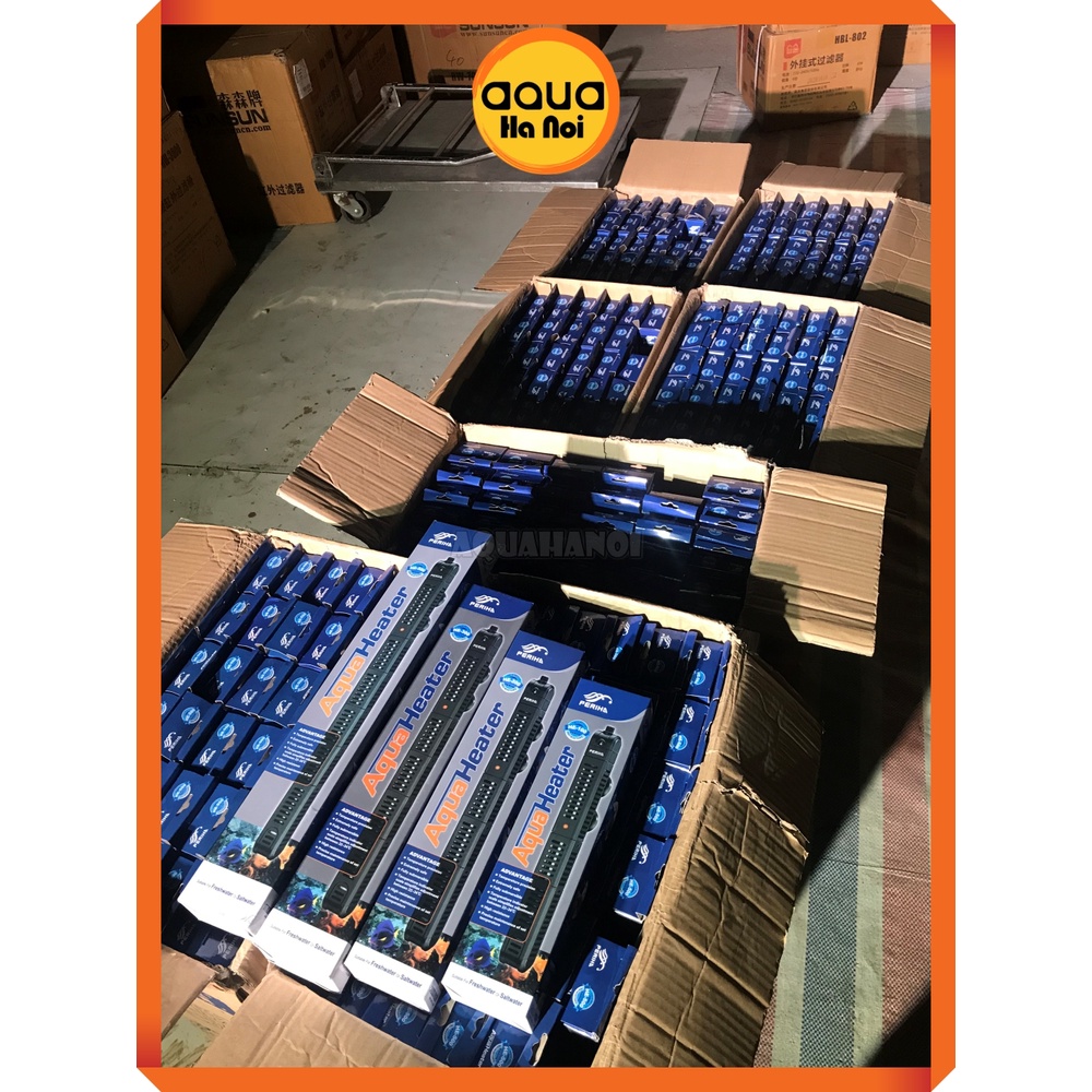 Sưởi bể cá cao cấp PERIHA HE 50/100/200/300/500W - Có bọc nhựa chống bỏng cá