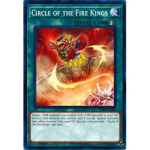 Thẻ bài Yugioh - TCG - Circle of the Fire Kings / SDSB-EN028'