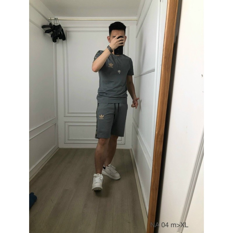 Bộ thể thao nam adidas hè 2021 mẫu mới nhất chất cottonata thấm hút mồ hôi | BigBuy360 - bigbuy360.vn