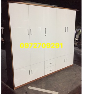 Tủ nhựa đài loan 5 cánh siêu đẹp của HDM