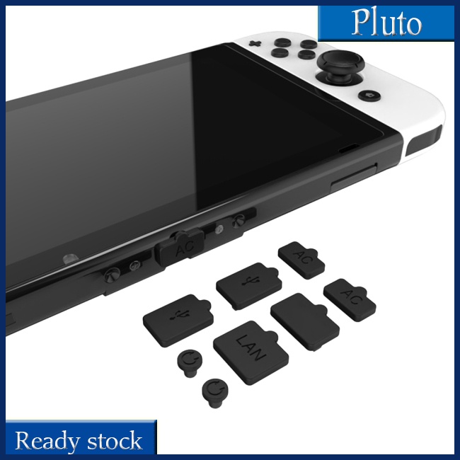 Mới 1 Set Nút Bịt Chống Bụi Cho Cổng Tai Nghe Usb Ac Lan Hdmi-Compatible Tương Thích Cho Switch Oled Host