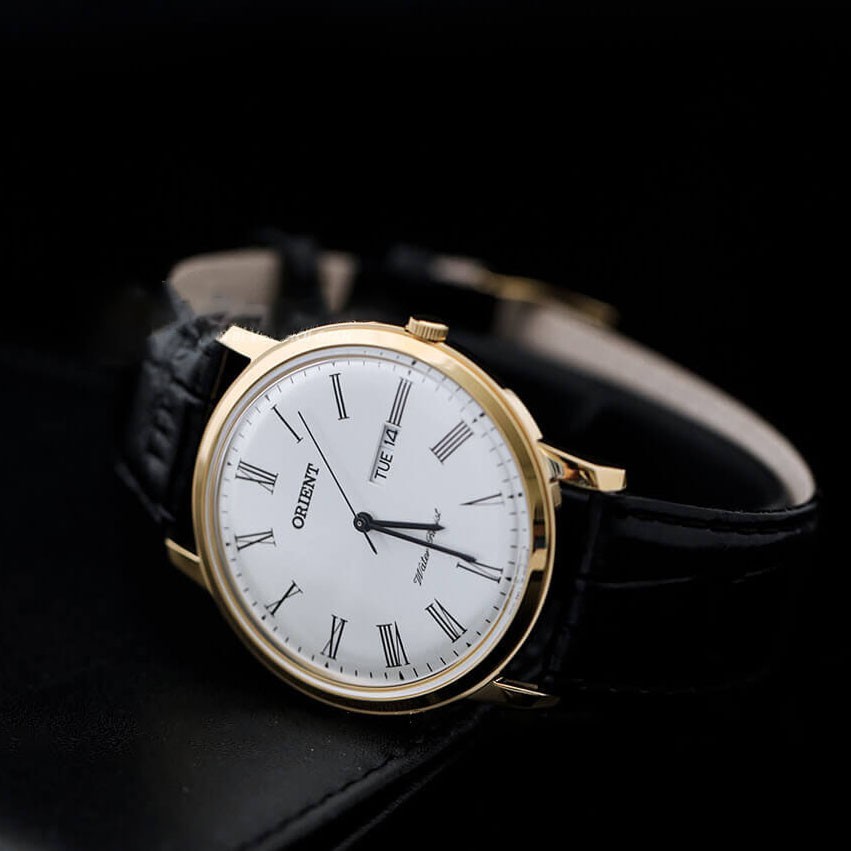 Đồng hồ Nam Orient FUG1R007W6 [ Chính hãng full box ] Bambino Gen 1 , Quartz , dây d