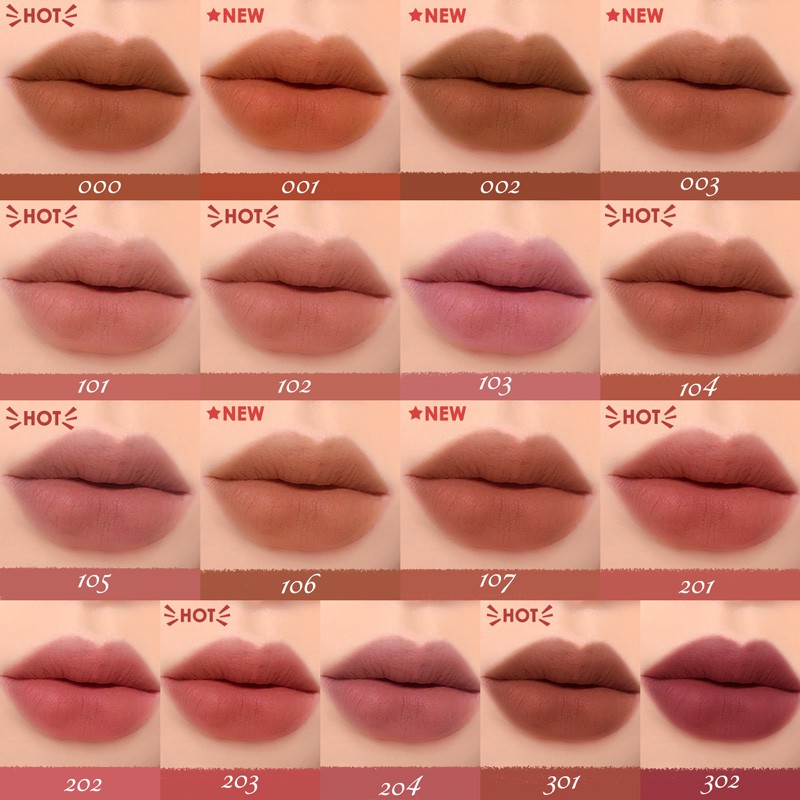 Son FOCALLURE Clay Pillowy Soft Liquid Lipstick Màu Nhung Sương Lì Mịn 16g