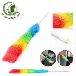 Chổi lông phủi bụi sợi nhựa Thái Lan - chổi dài 66cmm x rộng 15cm [ chổi lớn ]