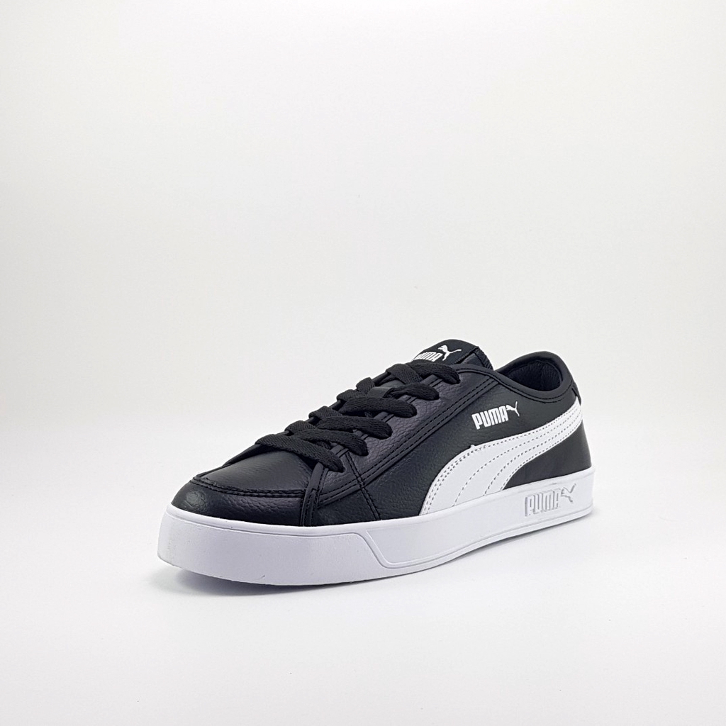 [Video + Ảnh thực] Giày Sneaker PM Smash V2 Vulc Leather Black White