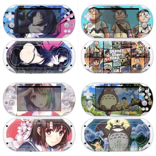 Miếng dán trang trí máy chơi game cầm tay psv2000 ps vita 2000 hình mario naruto time