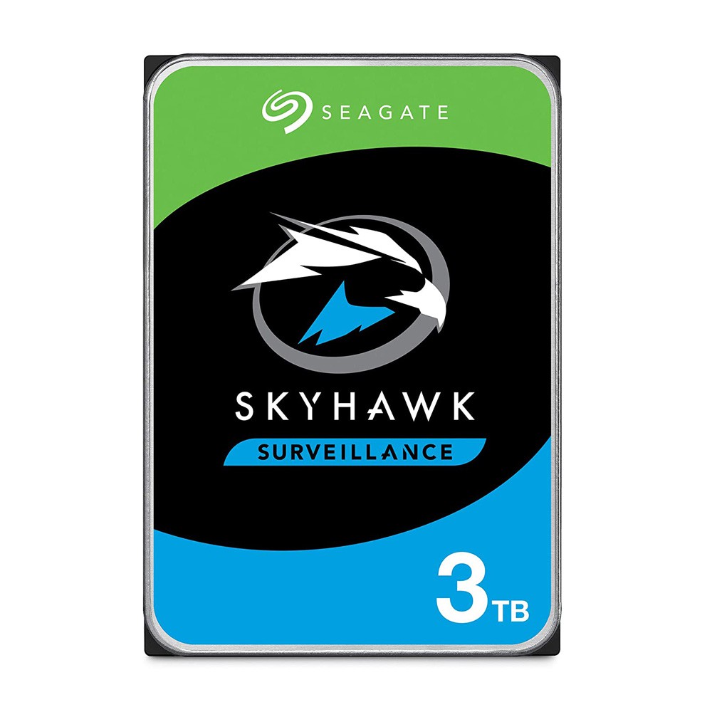 Ổ Cứng HDD Seagate Skyhawk 3TB/3.5" SATA 3/ 64MB CACHE/5400RPM (VX009) - Chính Hãng - Bảo Hành 36 Tháng 1 đổi 1.